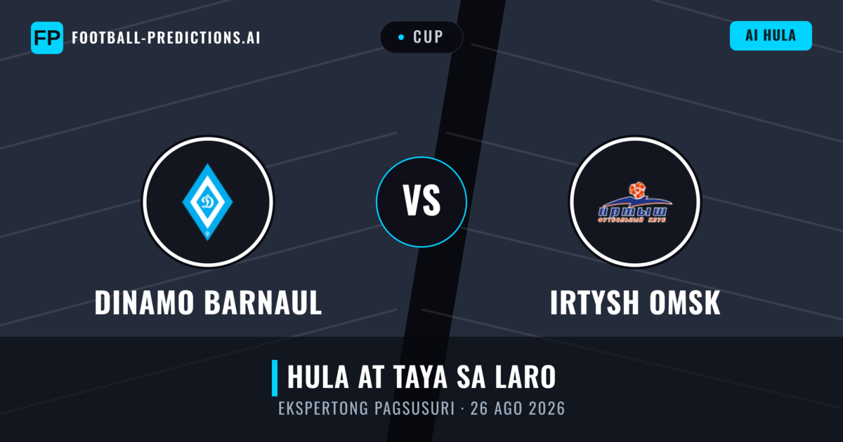 Dinamo Barnaul vs Irtysh Omsk — hula at preview ng laban
