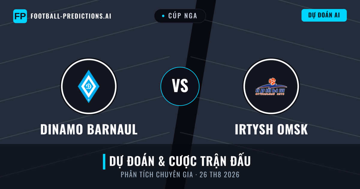 Dinamo Barnaul vs Irtysh Omsk — dự đoán và xem trước trận đấu