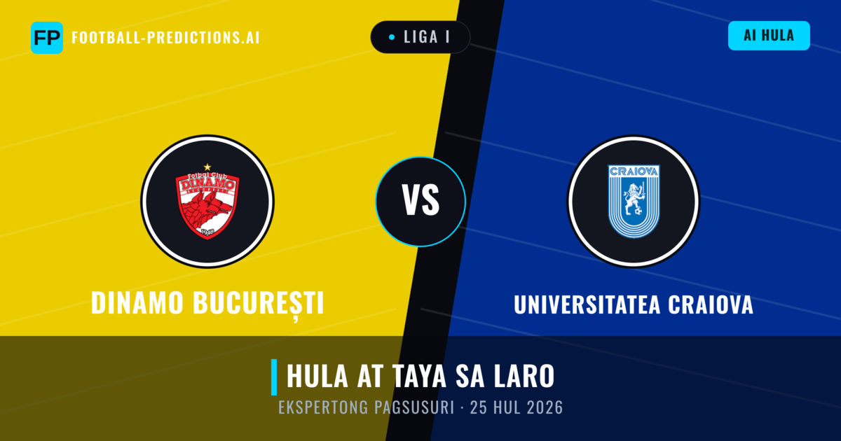 Dinamo București vs Universitatea Craiova — hula at preview ng laban