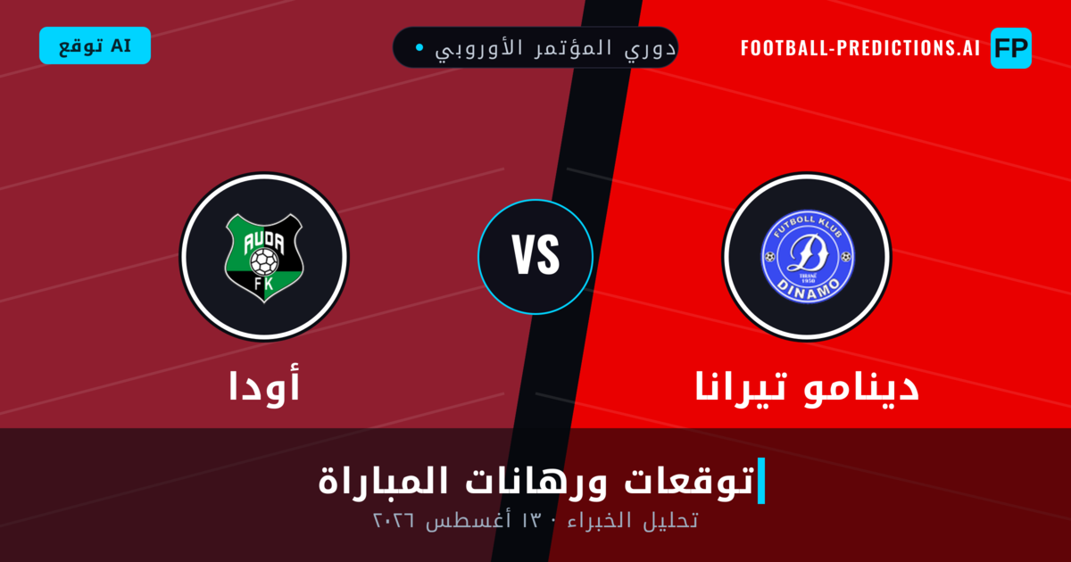 دينامو تيرانا ضد أودا — توقعات ومعاينة المباراة