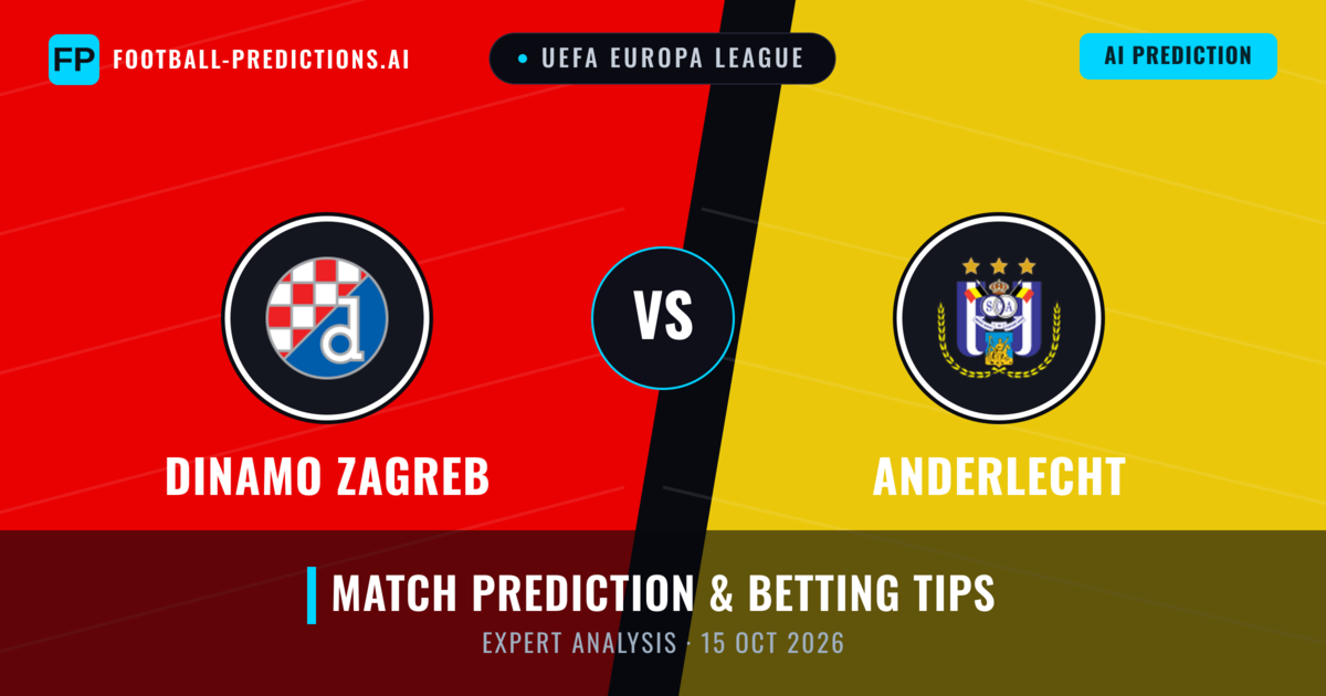 Dinamo Zagreb vs Anderlecht — match prediction & preview