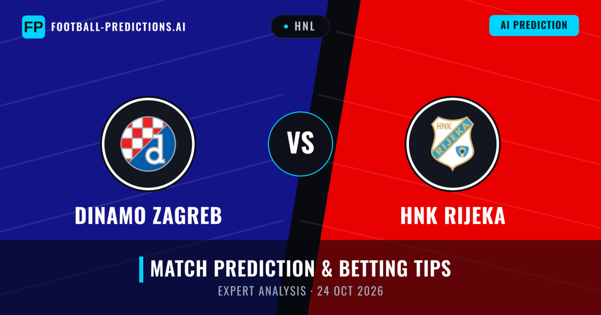 Dinamo Zagreb vs HNK Rijeka — match prediction & preview