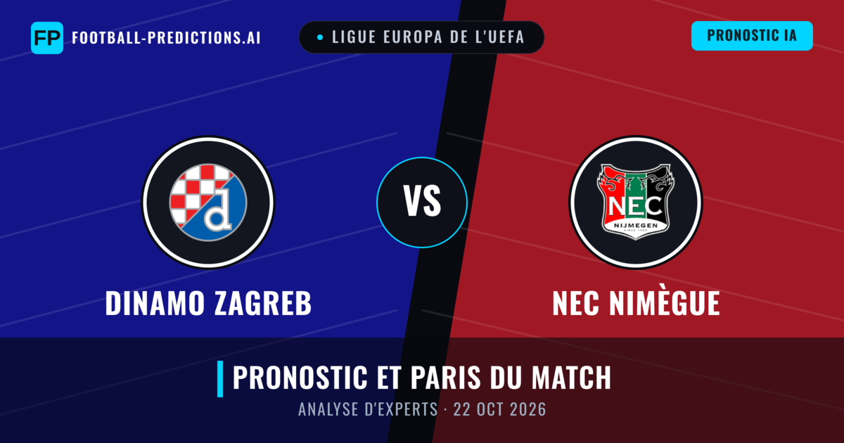 Dinamo Zagreb vs NEC Nimègue — pronostic et avant-match