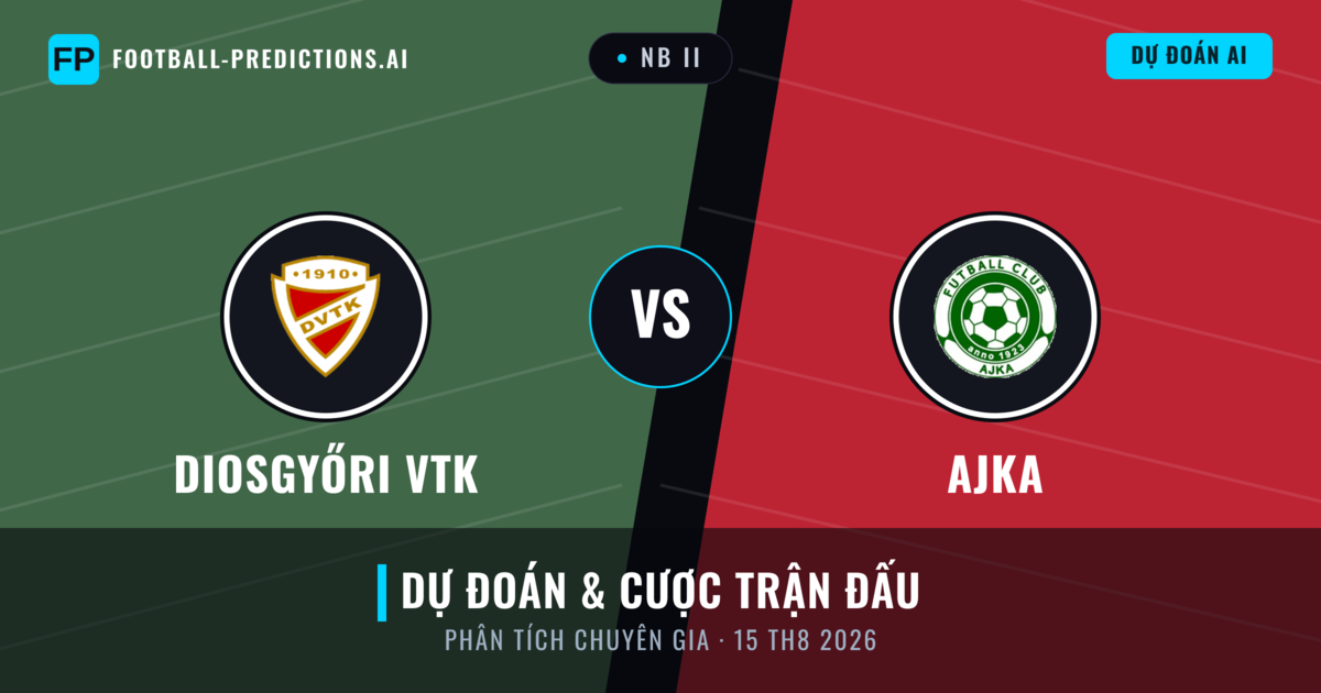 Diosgyőri VTK vs Ajka — dự đoán và xem trước trận đấu