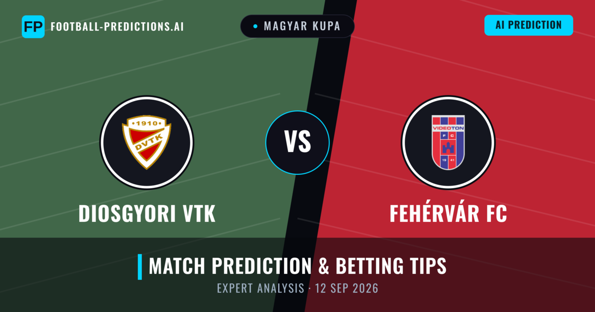 Diosgyori VTK vs Fehérvár FC — match prediction & preview