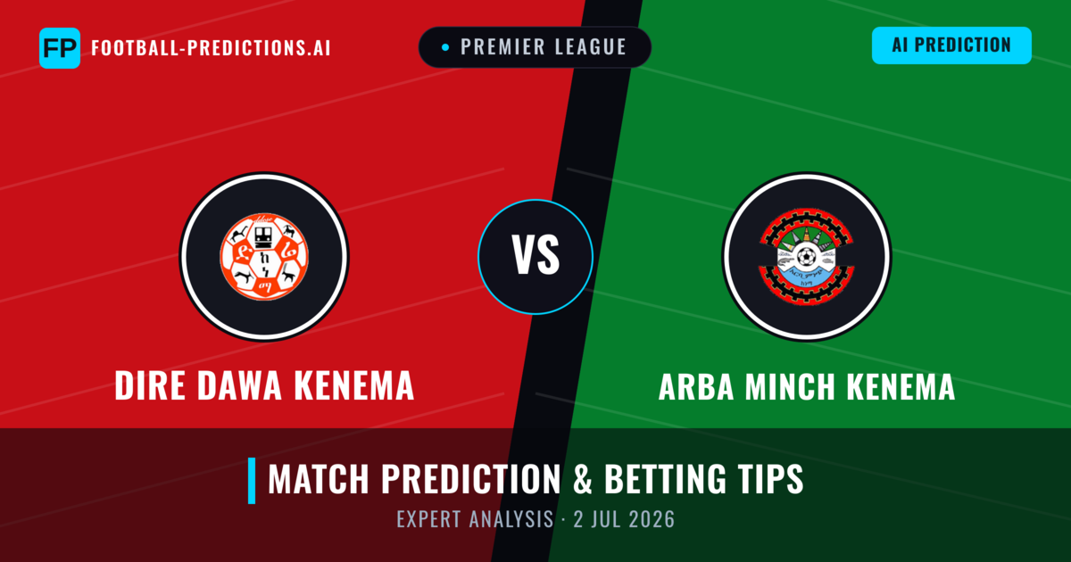 Dire Dawa Kenema vs Arba Minch Kenema — match prediction & preview