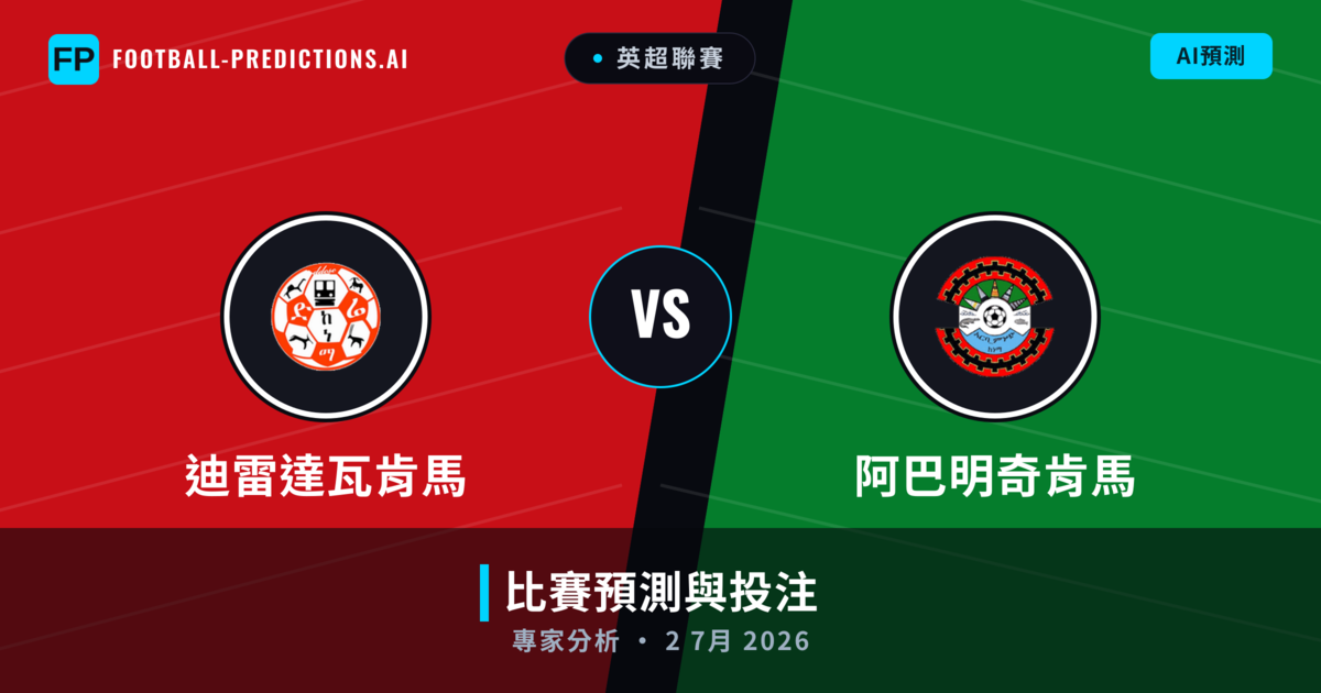 迪雷達瓦肯馬 vs 阿巴明奇肯馬 — 比赛预测和前瞻