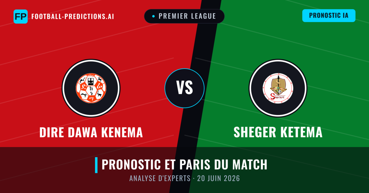 Dire Dawa Kenema vs Sheger Ketema — pronostic et avant-match