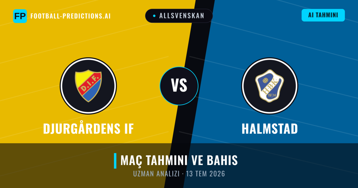 Djurgårdens IF - Halmstad — maç tahmini ve önizleme
