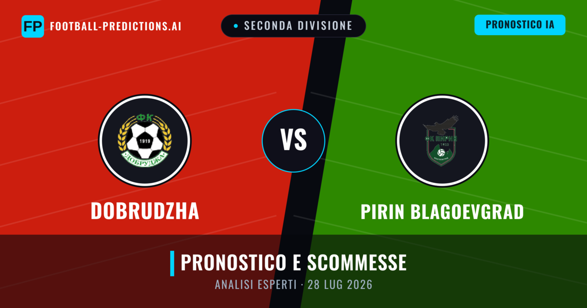 Dobrudzha vs Pirin Blagoevgrad — pronostico e anteprima del match