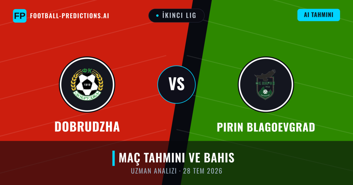 Dobrudzha - Pirın Blagoevgrad — maç tahmini ve önizleme