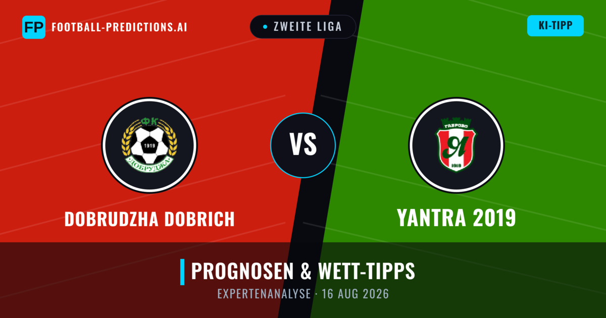 Dobrudzha Dobrich vs Yantra 2019 — Prognose und Spielvorschau