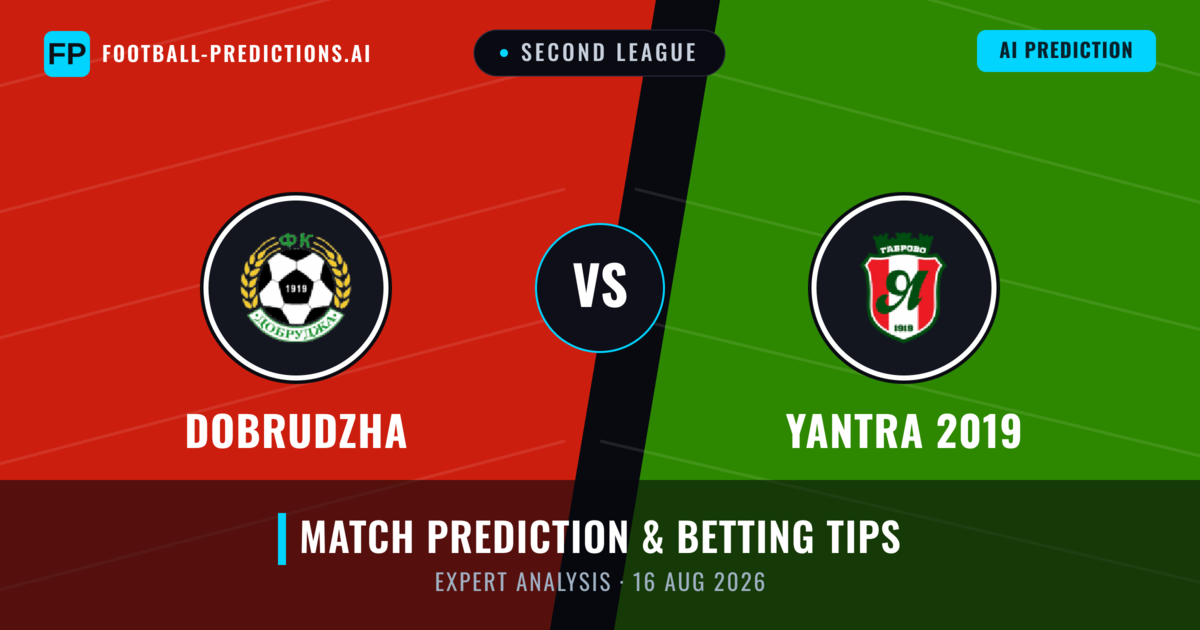 Dobrudzha vs Yantra 2019 — match prediction & preview