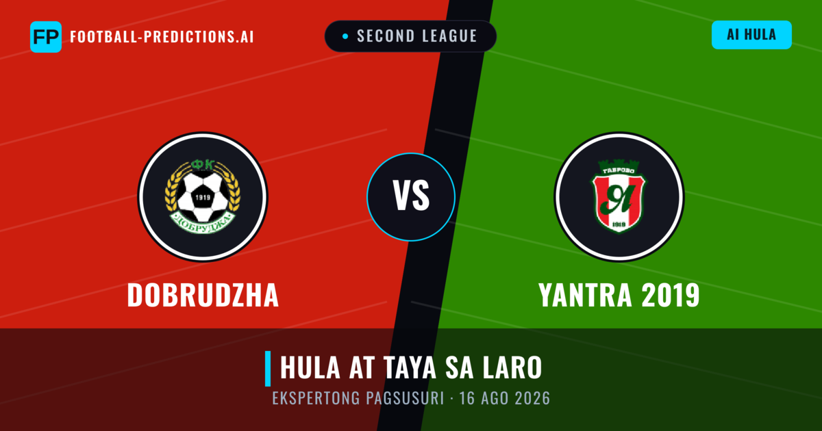 Dobrudzha vs Yantra 2019 — hula at preview ng laban