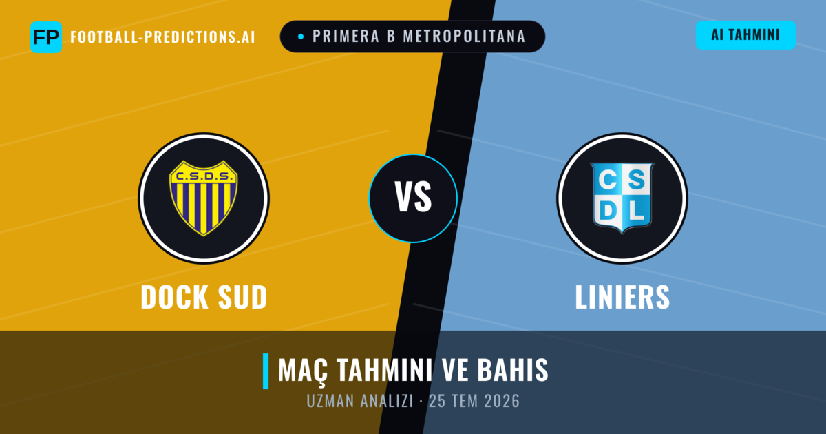 Dock Sud - Liniers — maç tahmini ve önizleme
