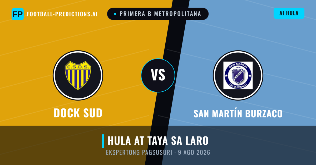 Dock Sud vs San Martín Burzaco — hula at preview ng laban