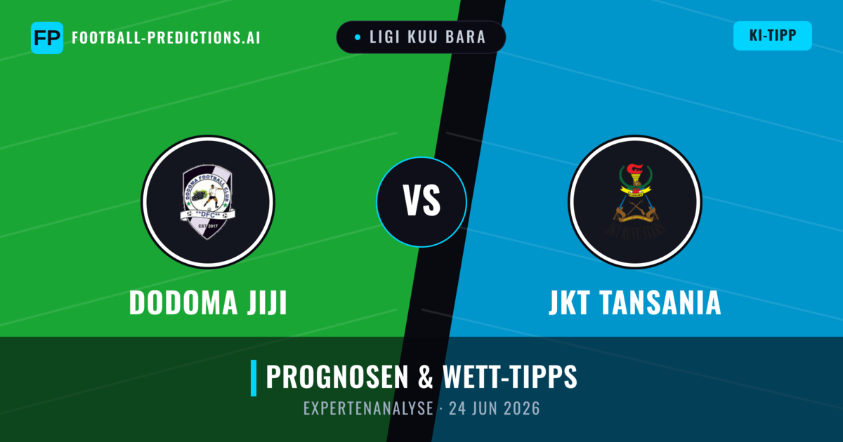 Dodoma Jiji vs JKT Tansania — Prognose und Spielvorschau