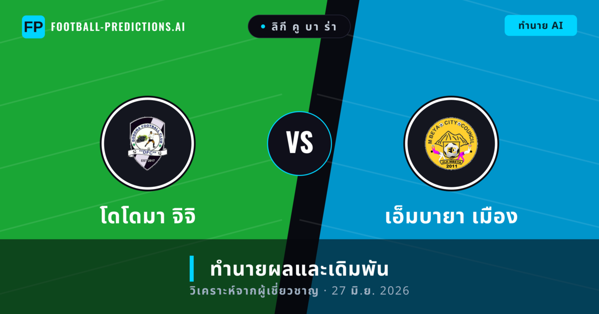 โดโดมา จิจิ พบ เอ็มบายา เมือง — ทำนายผลและพรีวิวการแข่งขัน