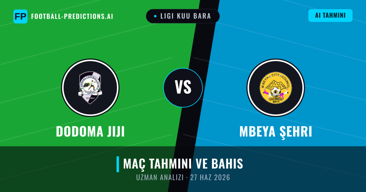 Dodoma Jiji - Mbeya Şehri — maç tahmini ve önizleme