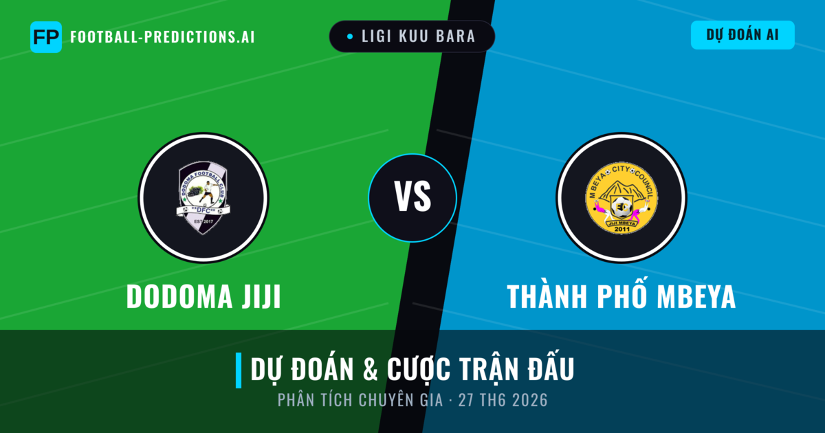 Dodoma Jiji vs Thành phố Mbeya — dự đoán và xem trước trận đấu