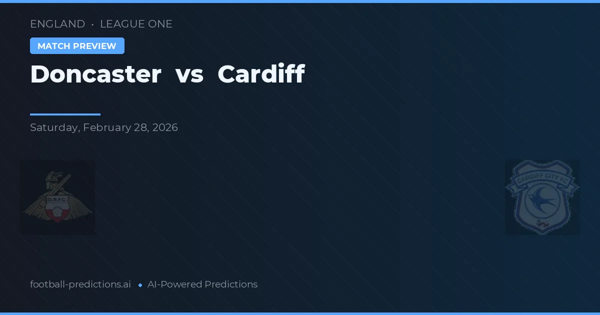 Doncaster vs Cardiff — hula at preview ng laban