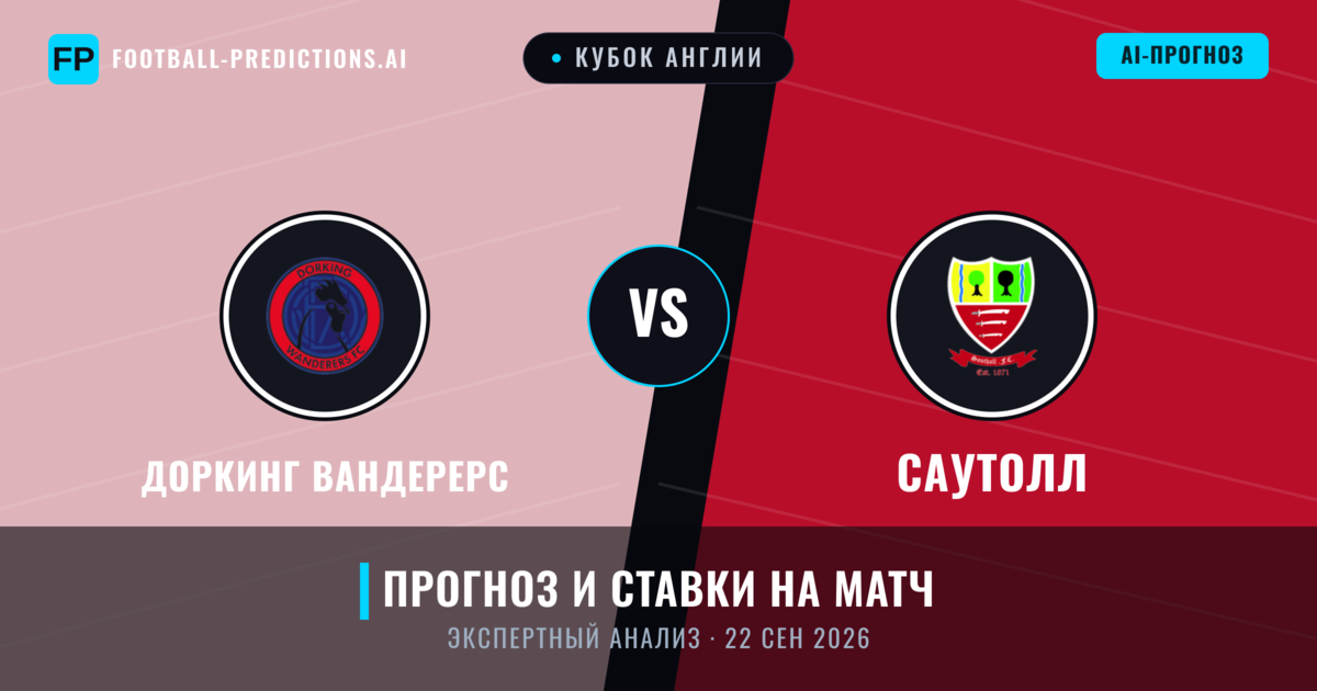 Доркинг Вандерерс – Саутолл — прогноз и превью матча