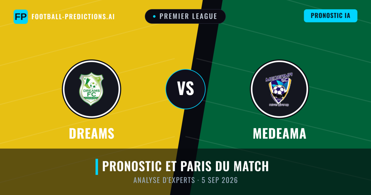 Dreams vs Medeama — pronostic et avant-match