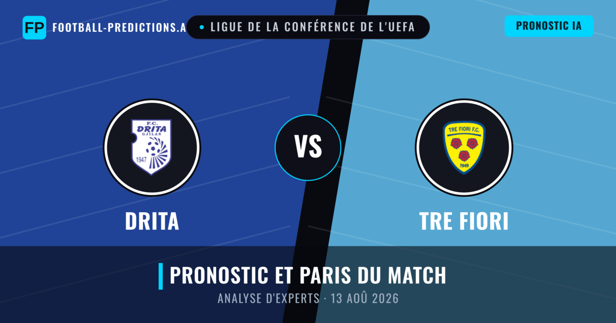 Drita vs Tre Fiori — pronostic et avant-match