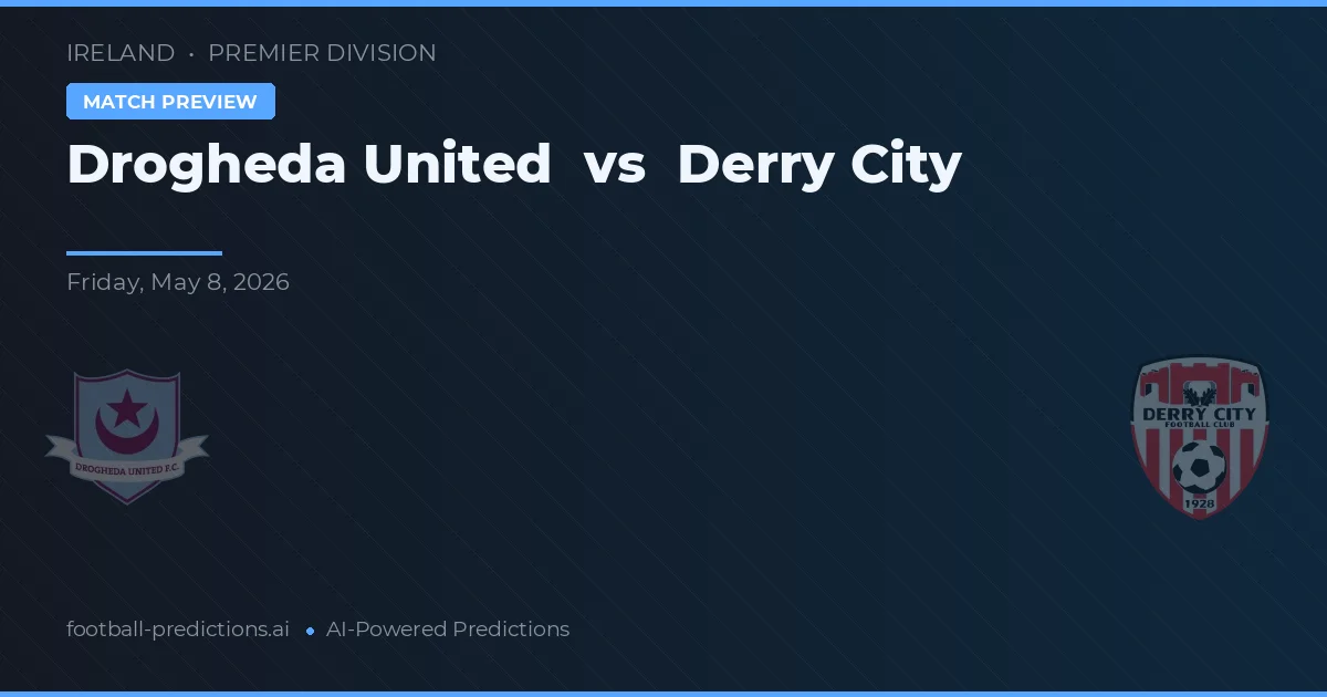 Drogheda United vs Derry City — Prognose und Spielvorschau