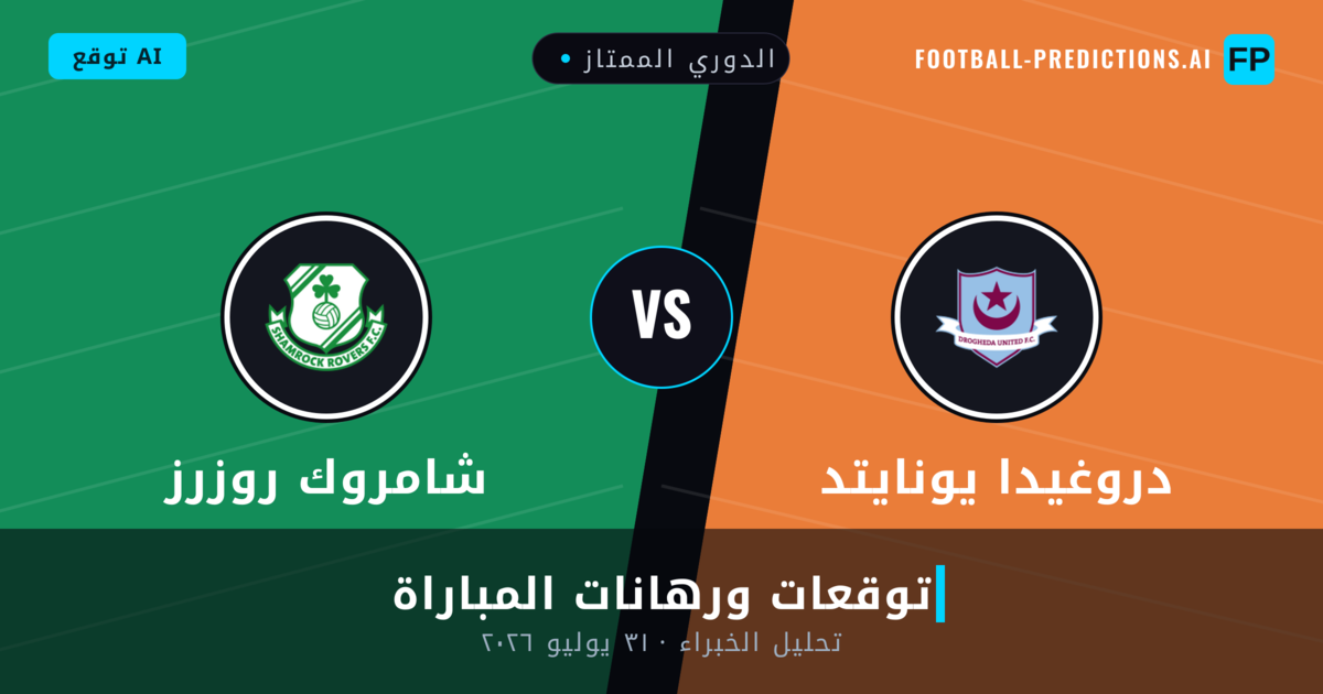 دروغيدا يونايتد ضد شامروك روزرز — توقعات ومعاينة المباراة