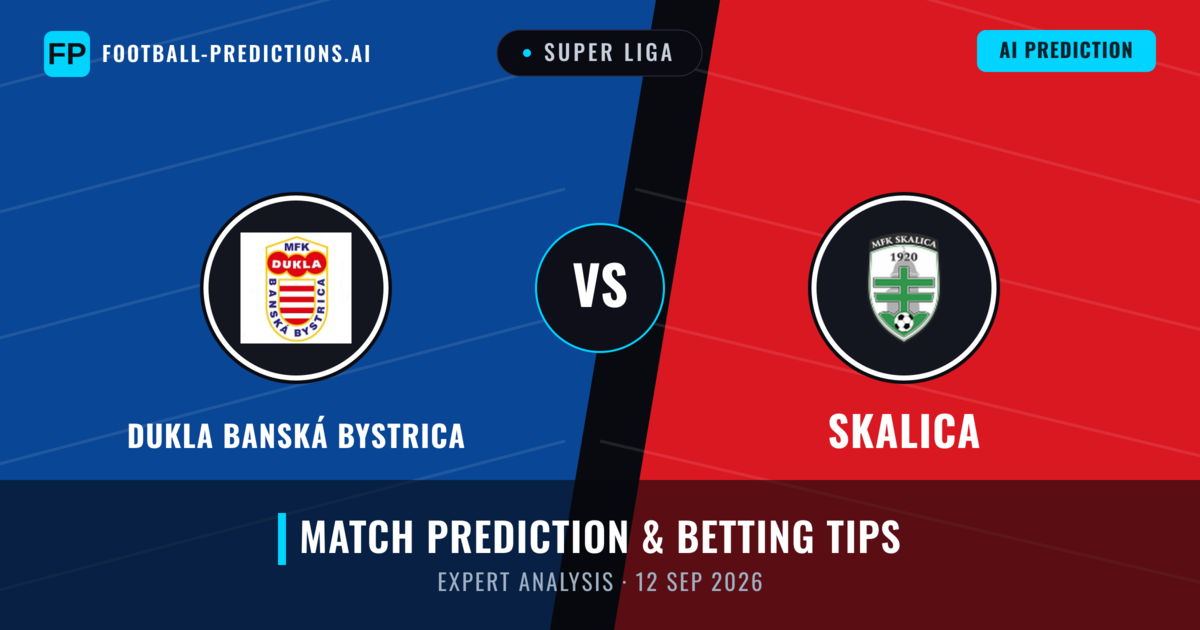 Dukla Banská Bystrica vs Skalica — match prediction & preview