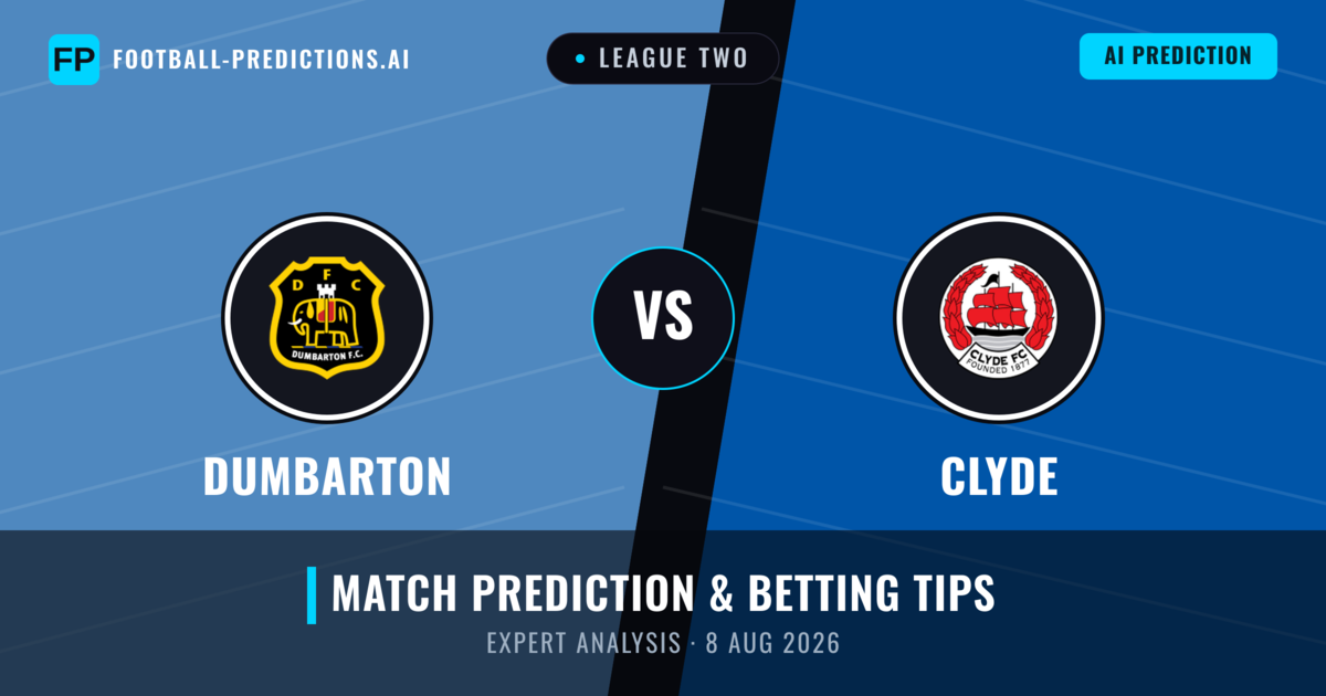 Dumbarton vs Clyde — match prediction & preview