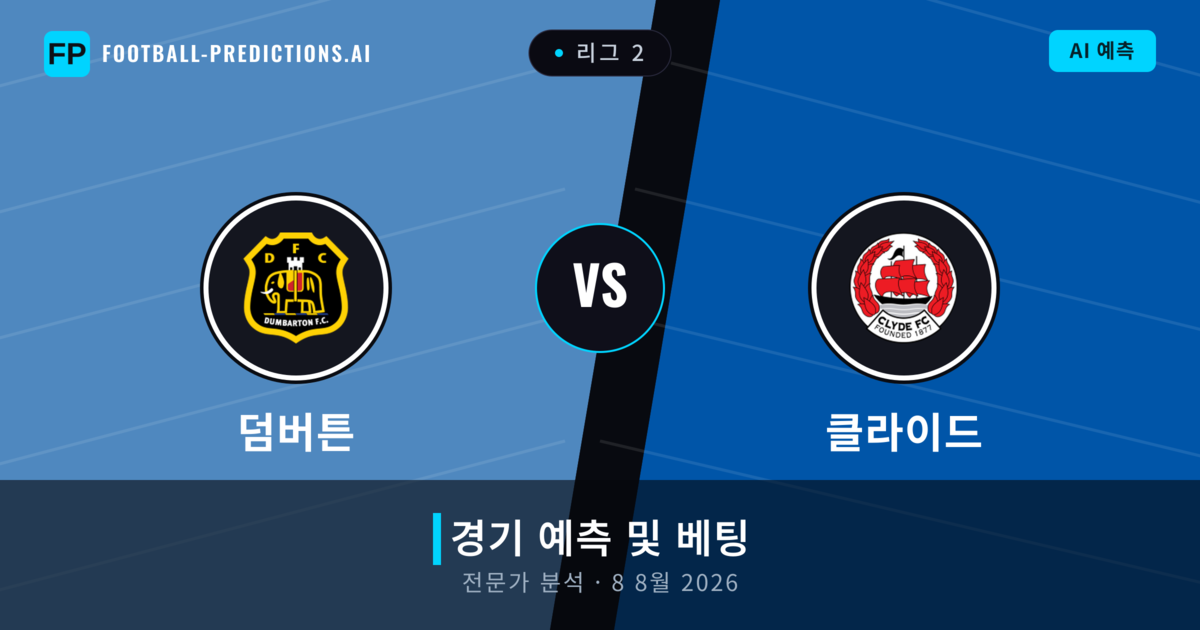 덤버튼 대 클라이드 — 경기 예측 및 프리뷰