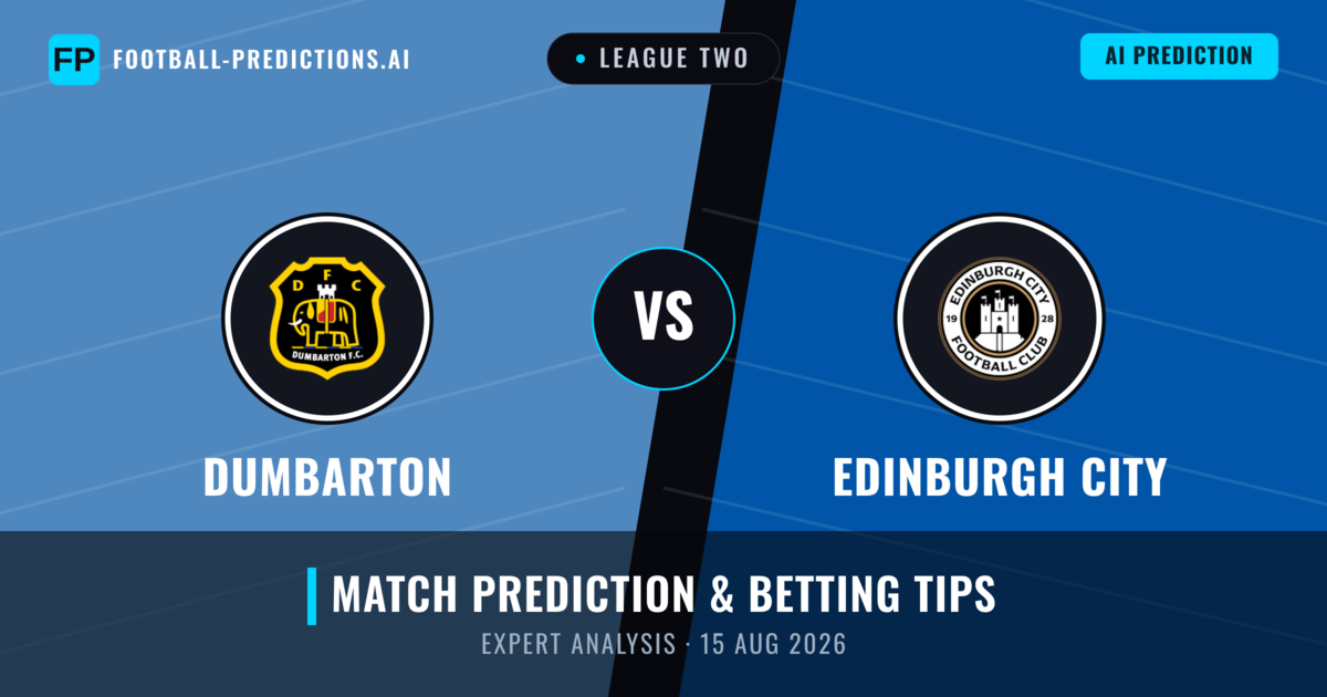 Dumbarton vs Edinburgh City — match prediction & preview