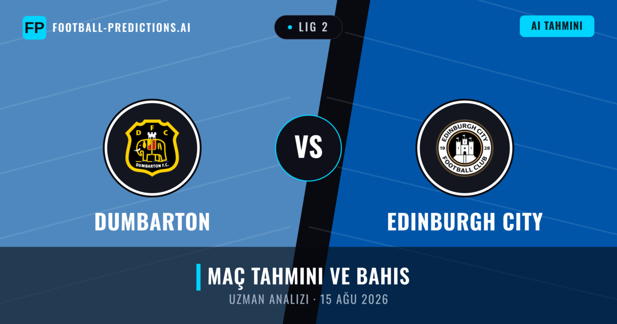 Dumbarton - Edinburgh City — maç tahmini ve önizleme