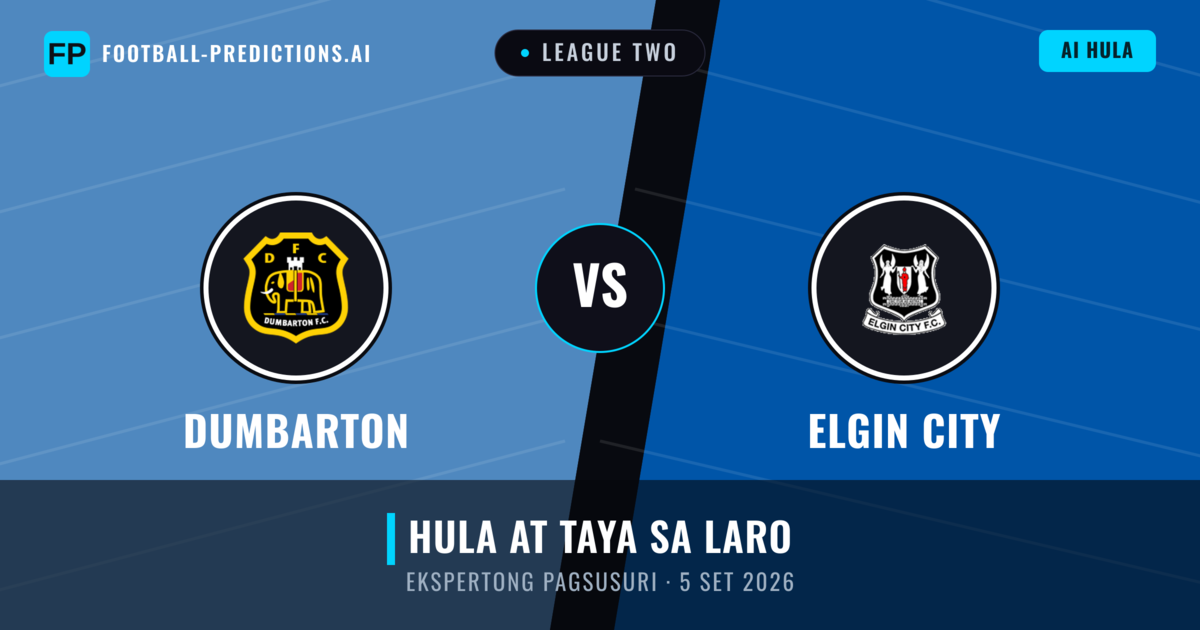 Dumbarton vs Elgin City — hula at preview ng laban