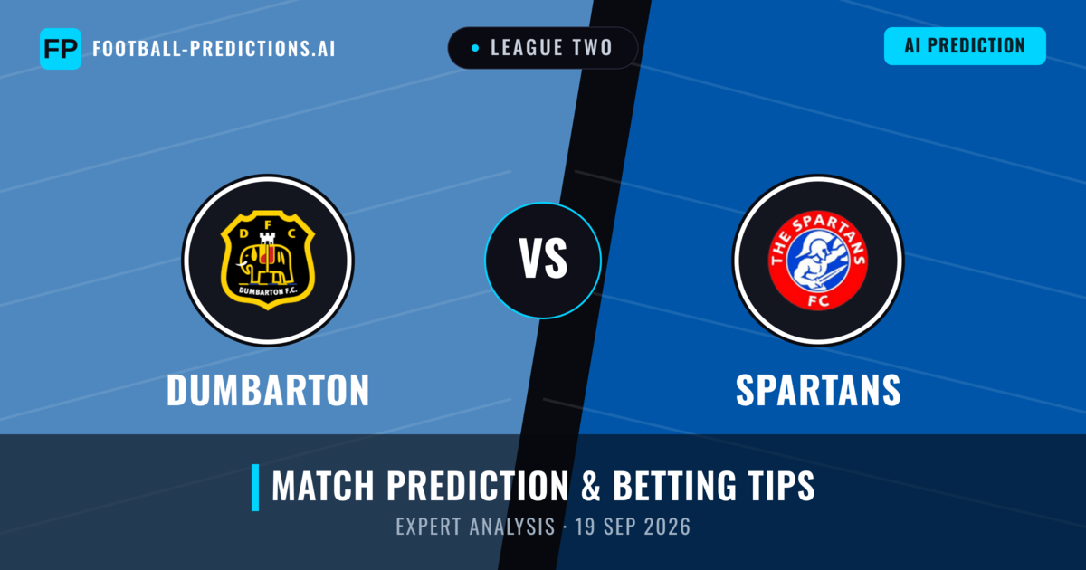 Dumbarton vs Spartans — match prediction & preview