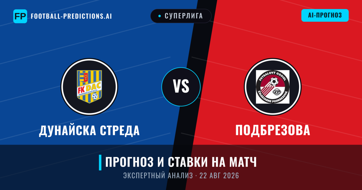 Дунайска Стреда – Подбрезова — прогноз и превью матча