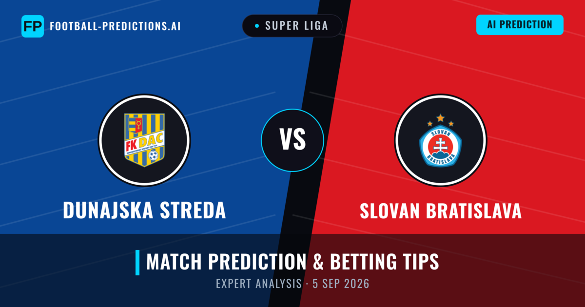Dunajska Streda vs Slovan Bratislava — match prediction & preview