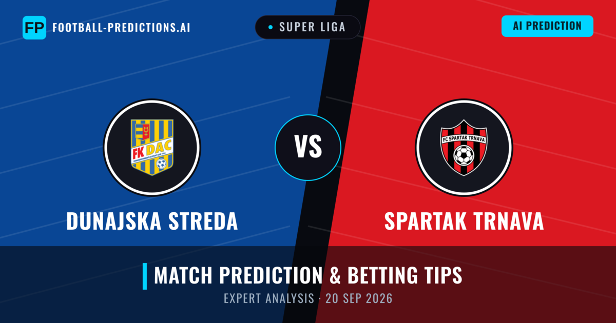 Dunajska Streda vs Spartak Trnava — match prediction & preview