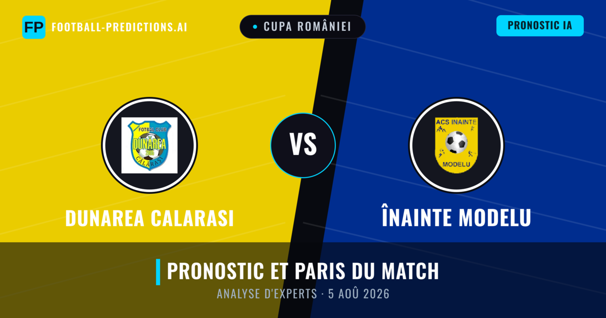 Dunarea Calarasi vs Înainte Modelu — pronostic et avant-match