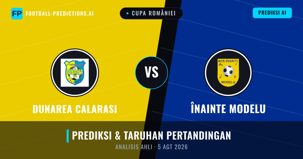 Dunarea Calarasi vs Înainte Modelu — prediksi dan pratinjau pertandingan