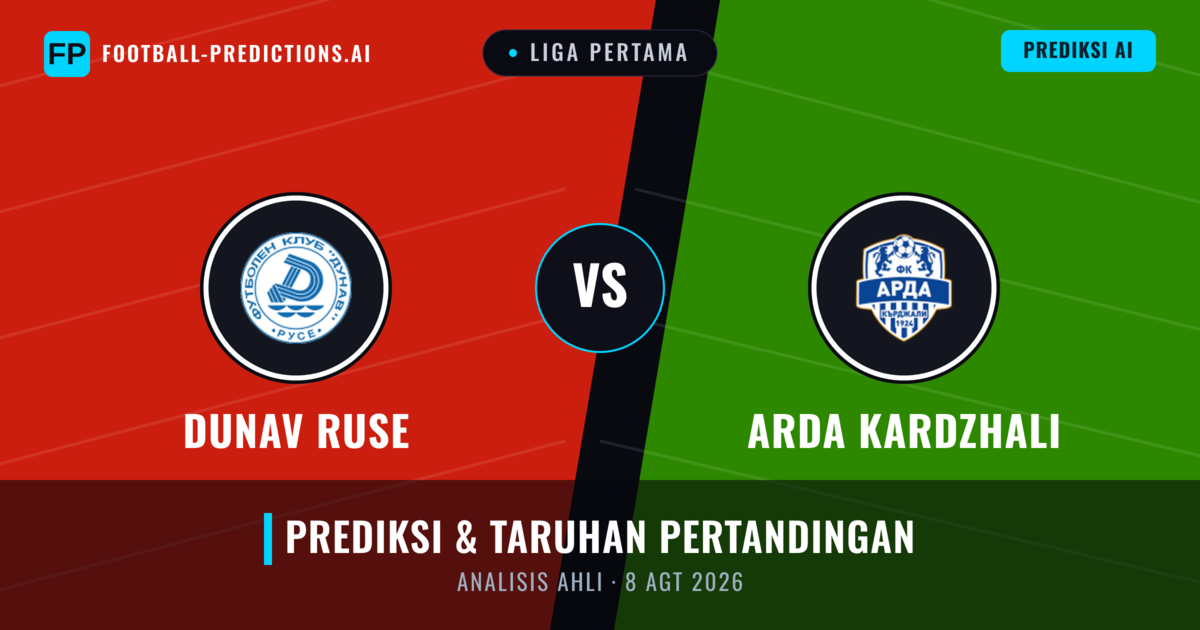 Dunav Ruse vs Arda Krdzhali — prediksi dan pratinjau pertandingan