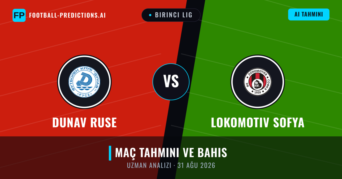 Dunav Ruse - Lokomotiv Sofya — maç tahmini ve önizleme