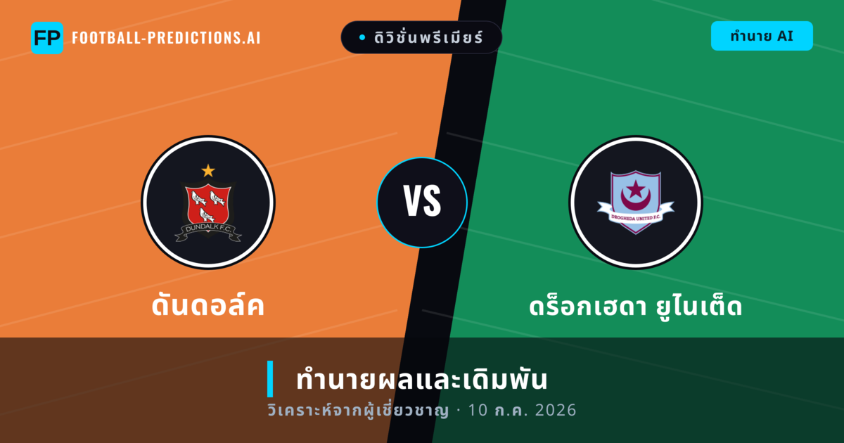 ดันดอล์ค พบ ดร็อกเฮดา ยูไนเต็ด — ทำนายผลและพรีวิวการแข่งขัน