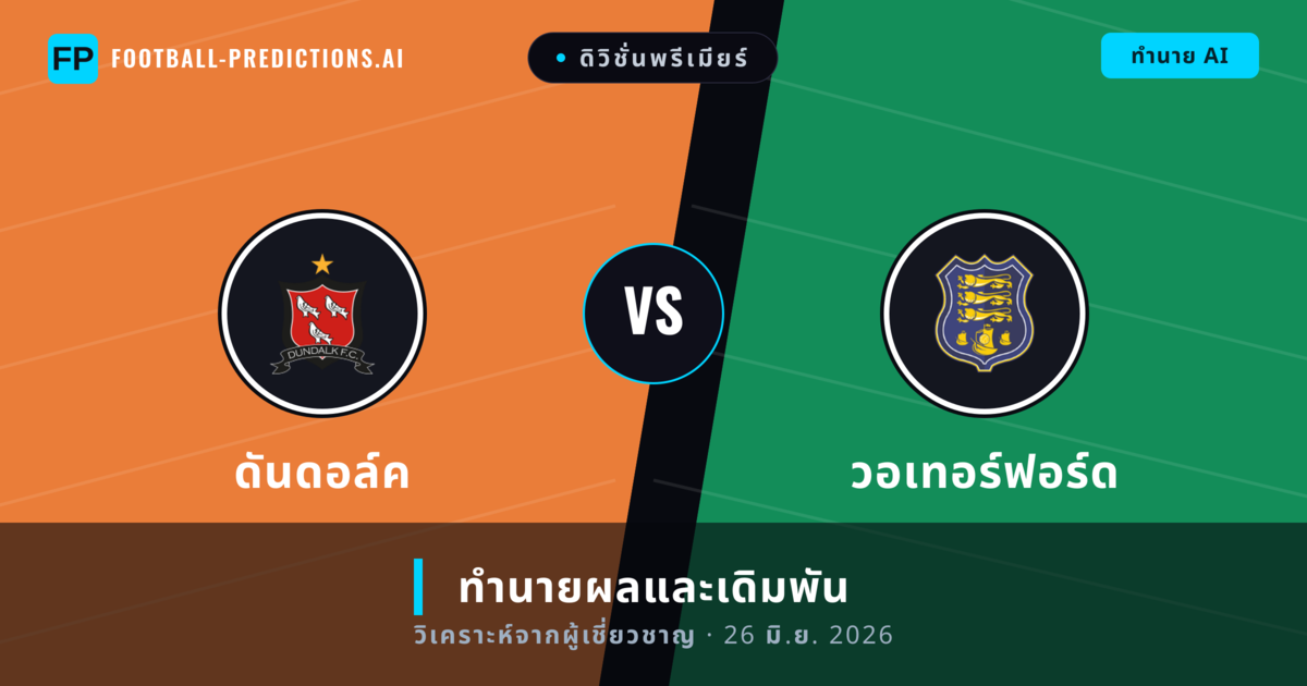 ดันดอล์ค พบ วอเทอร์ฟอร์ด — ทำนายผลและพรีวิวการแข่งขัน