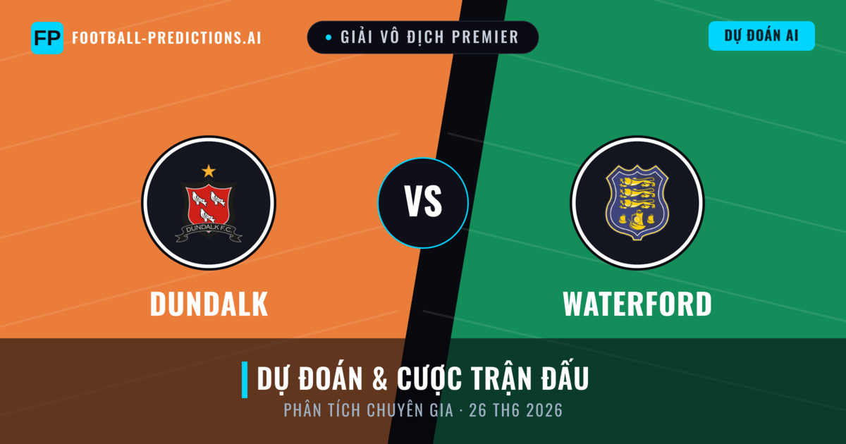 Dundalk vs Waterford — dự đoán và xem trước trận đấu