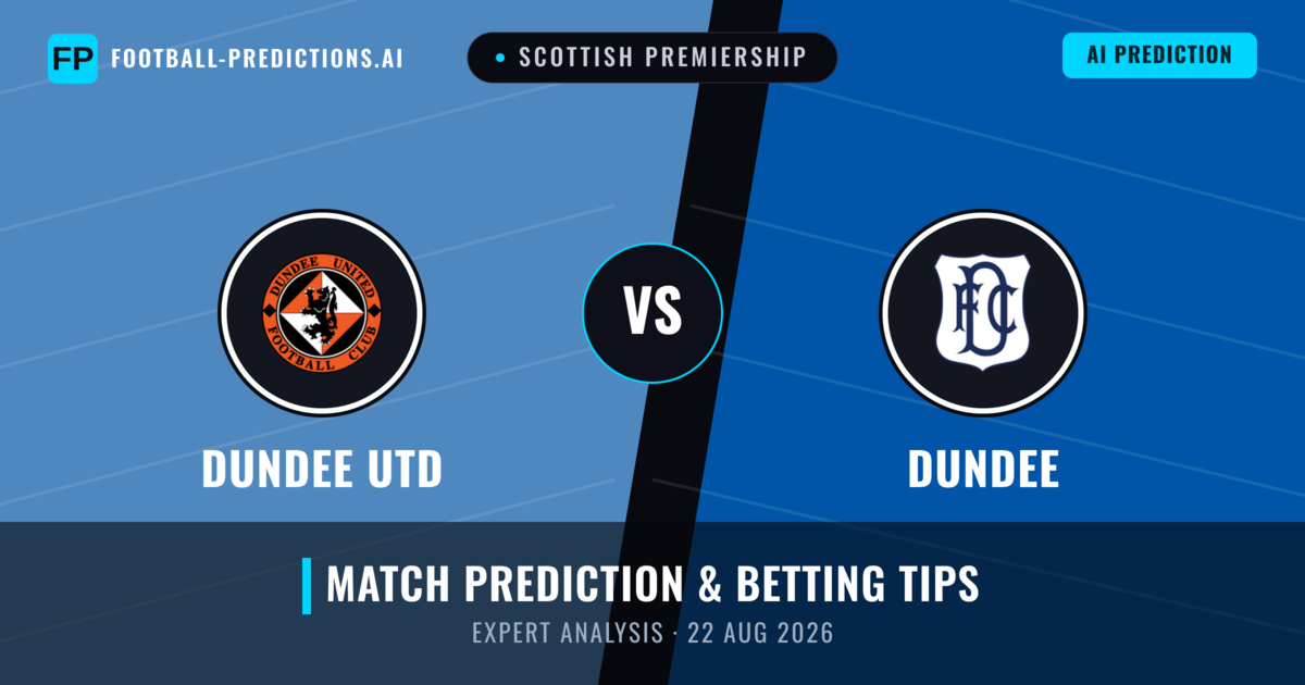 Dundee Utd vs Dundee — match prediction & preview