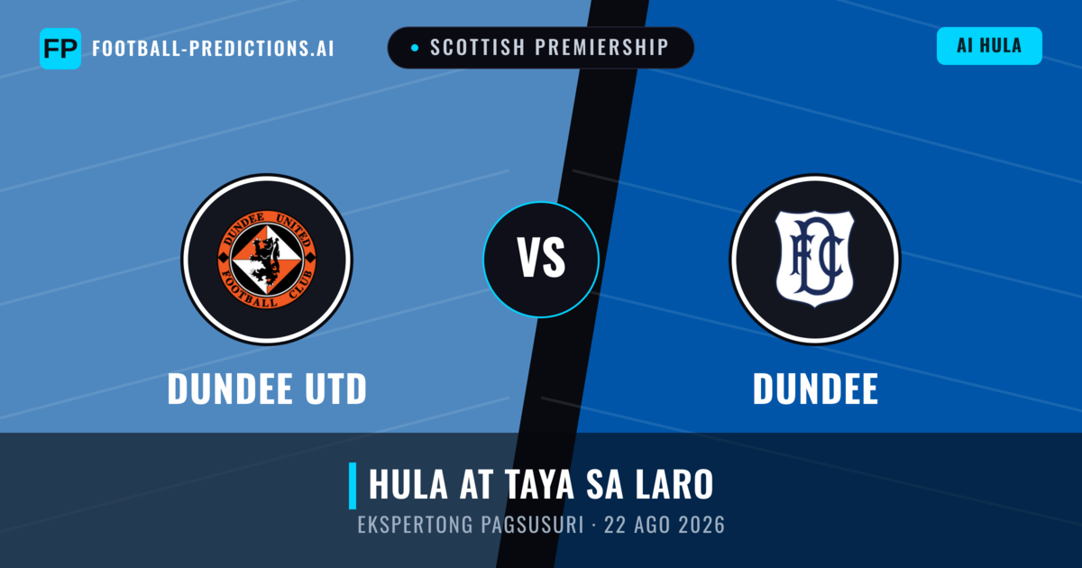 Dundee Utd vs Dundee — hula at preview ng laban