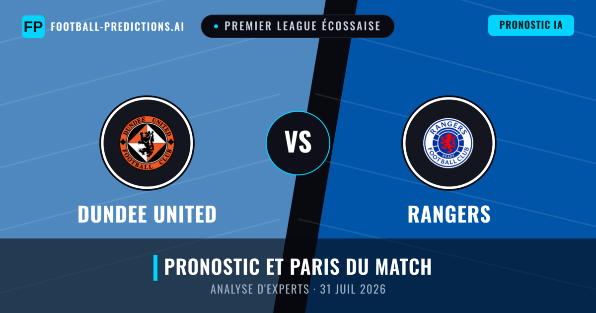 Dundee United vs Rangers — pronostic et avant-match